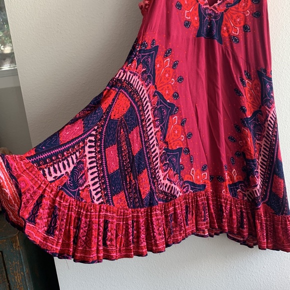 Free People Sleeveless Mini Dress Size L - Picture 6 of 11
